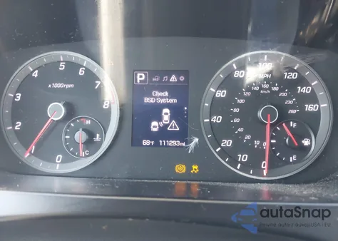 2015 Hyundai Sonata Sport 2.0T z USA, uszkodzony, nr VIN 5NPE34AB5FH129027